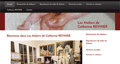 Desktop Screenshot of catherine-reynier.com