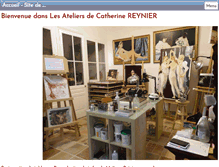 Tablet Screenshot of catherine-reynier.com